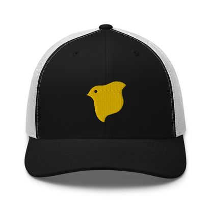 Chidori logo kuning, topi pelacak logo kuning bordir