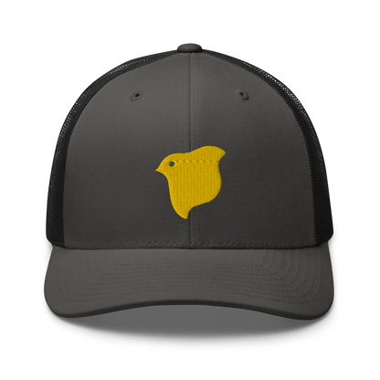 Chidori logo kuning, topi pelacak logo kuning bordir