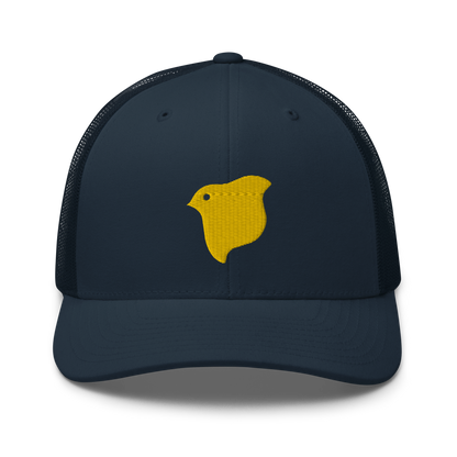 Chidori logo kuning, topi pelacak logo kuning bordir